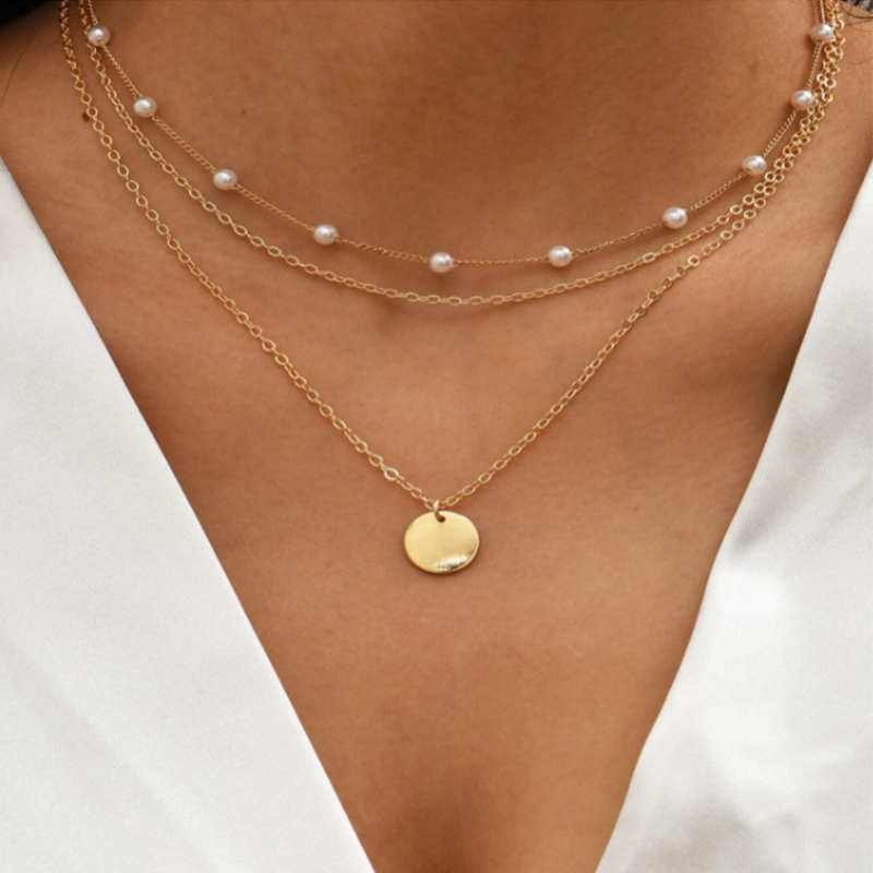 Vintage Collectible Coins - Kalung Antik untuk Wanita Di Leher