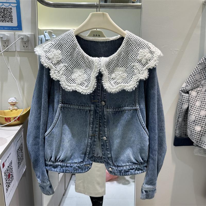 Vintage Toy Collector - Jaket Denim Gaya Korea Baru Musim