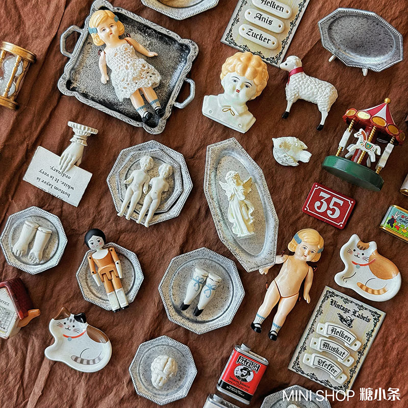 Set Boneka Miniatur Vintage, F - Vintage Toy Collector ulasan dan harga