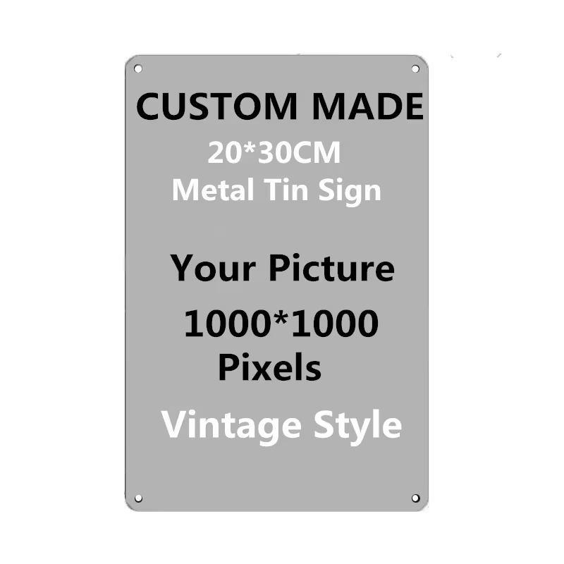 Papan Logam Kustom Personal 20 - Vintage Collectible Signs ulasan dan harga