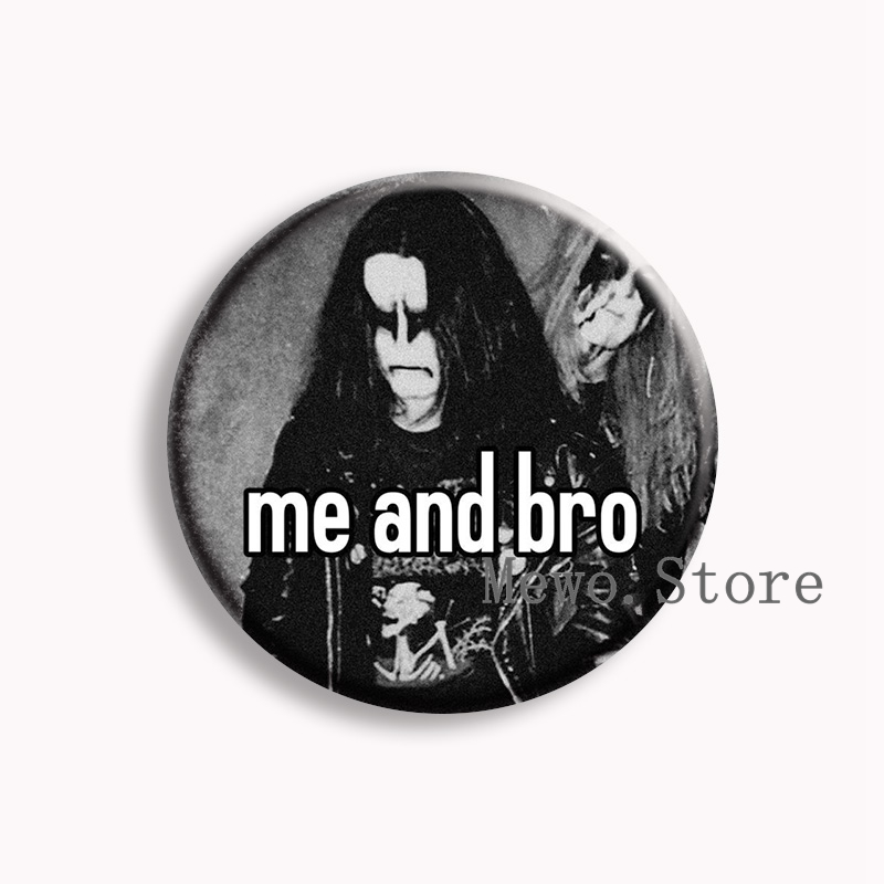 Rock Mayhem Band kancing lembu - Collectible Vintage Brooches ulasan dan harga