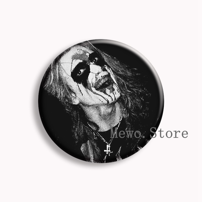 Rock Mayhem Band kancing lembu - Collectible Vintage Brooches ulasan dan harga