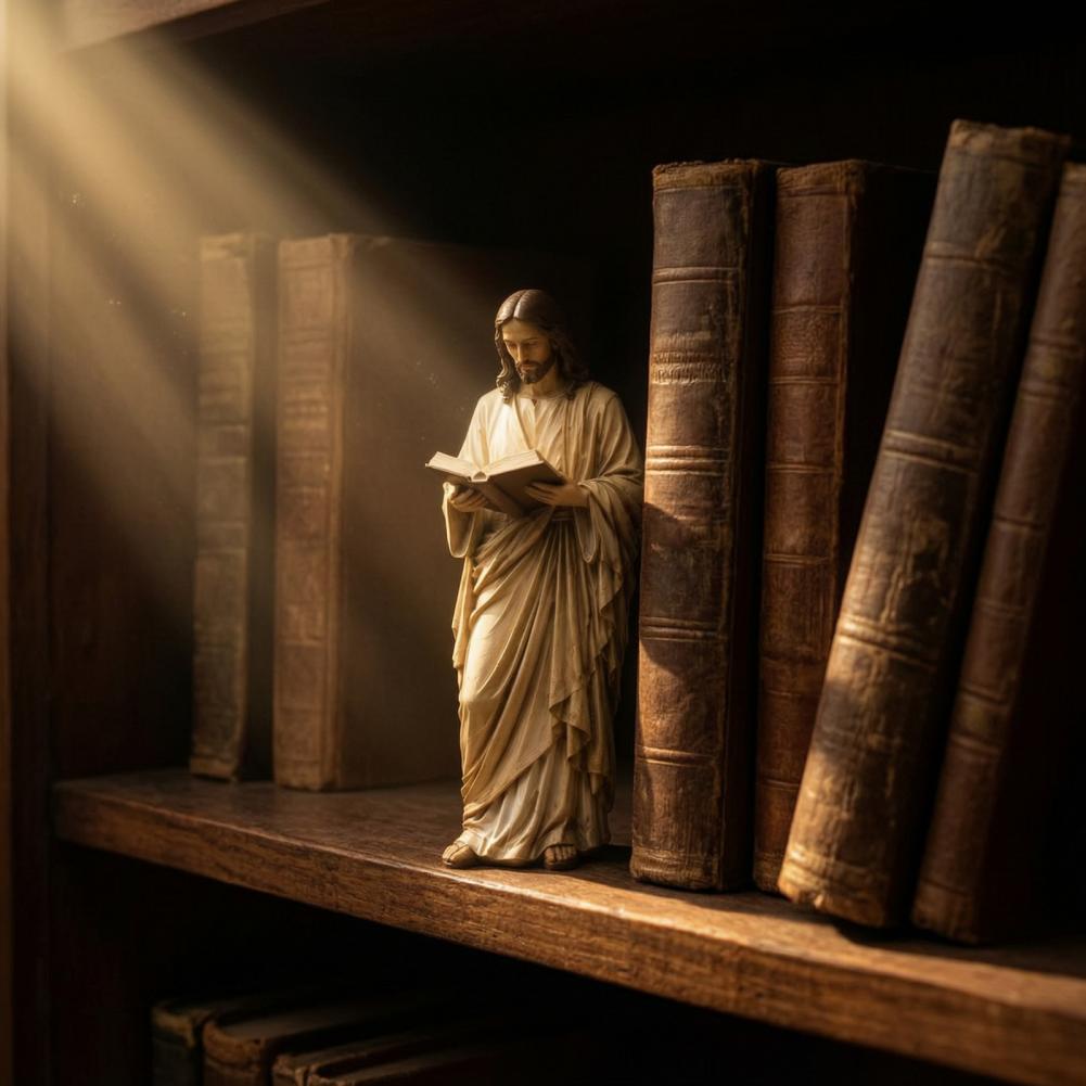 Patung Resin Dekoratif Patung  - Vintage Collectible Books ulasan dan harga