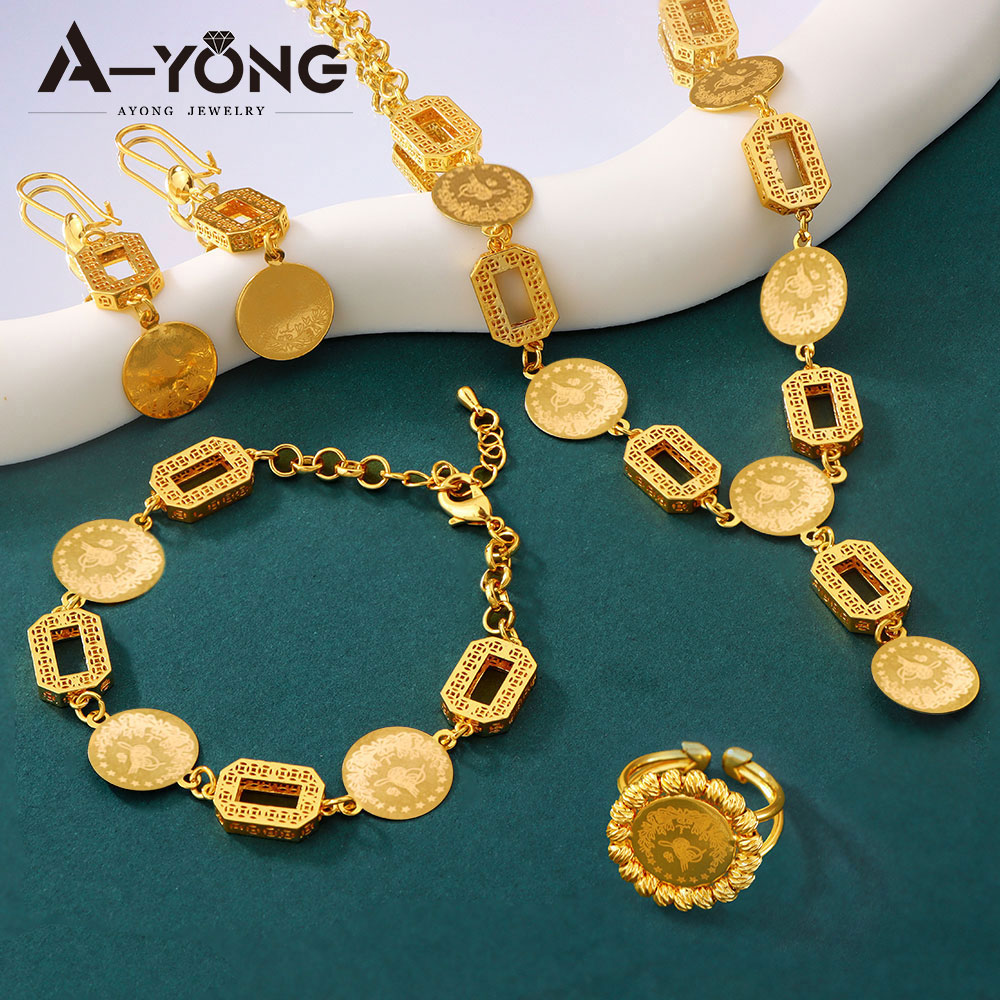 Set Perhiasan Koin Vintage Tur - Vintage Collectible Coins ulasan dan harga