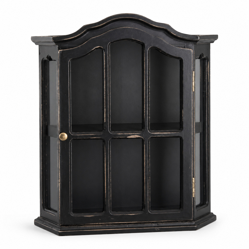 Lemari Dinding Kayu Antik deng - Vintage Collectible Furniture ulasan dan harga
