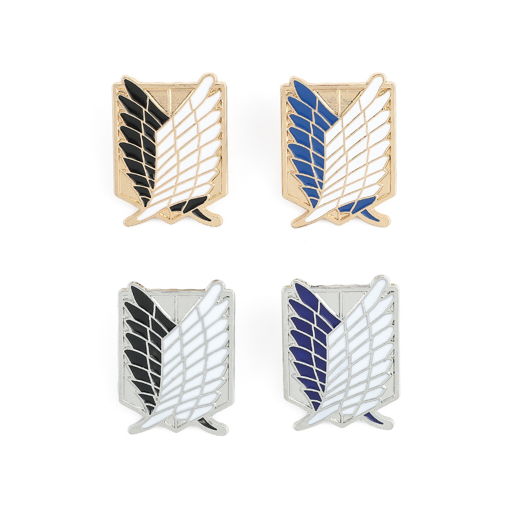 Bros Enamel Bentuk Sayap Vinta - Collectible Vintage Brooches ulasan dan harga
