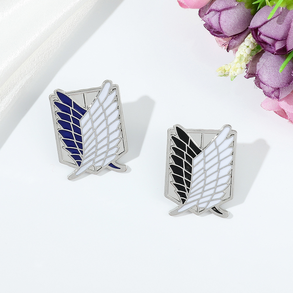 Bros Enamel Bentuk Sayap Vinta - Collectible Vintage Brooches ulasan dan harga