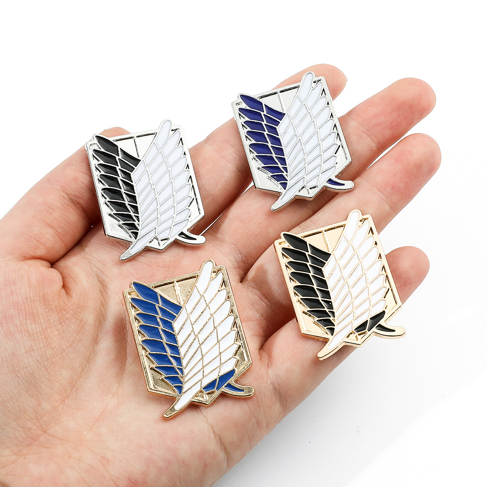 Bros Enamel Bentuk Sayap Vinta - Collectible Vintage Brooches ulasan dan harga