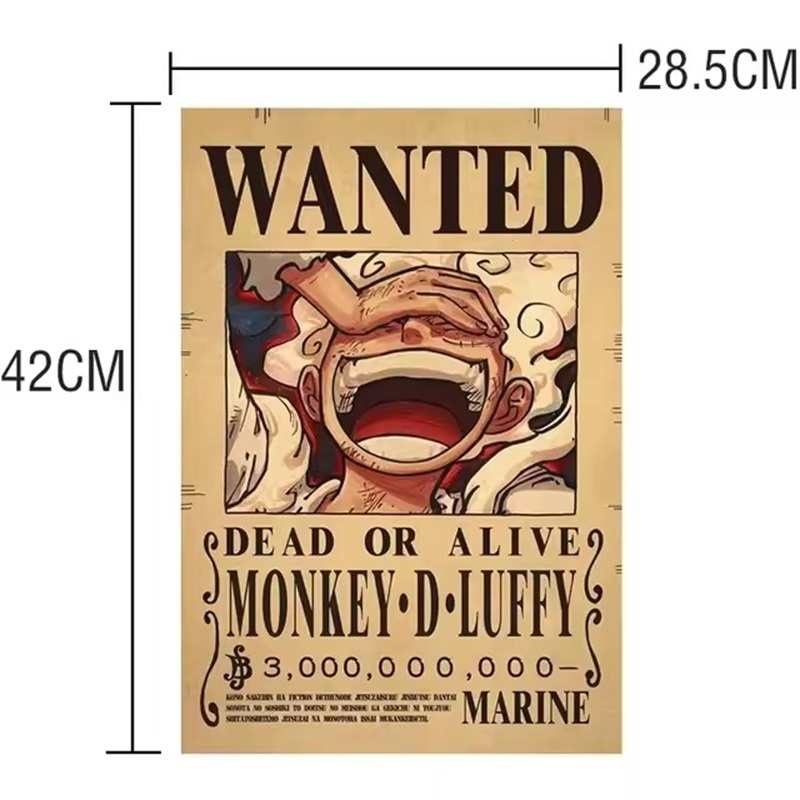 Poster Anime One Piece Bounty  - Vintage Toy Collector ulasan dan harga