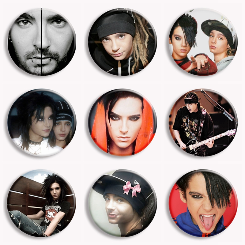 Band Rock Tokio Hotel Kaulitz  - Collectible Vintage Brooches ulasan dan harga