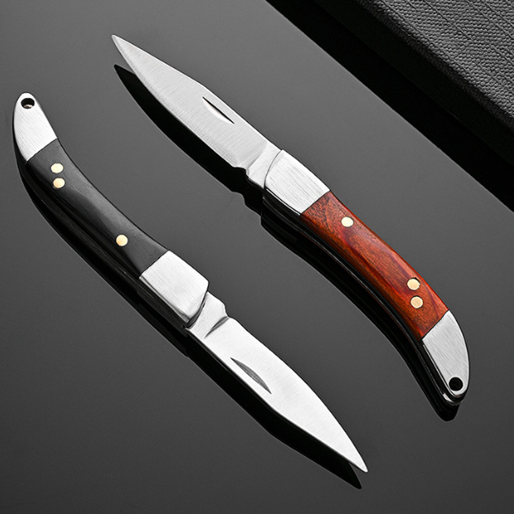 Pisau Lipat Gagang Kayu Lengku - Vintage Collectible Knife ulasan dan harga