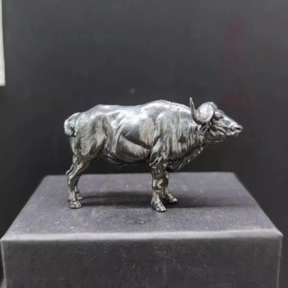 Patung Kerbau Afrika Kuningan, - Vintage Collectible Furniture ulasan dan harga