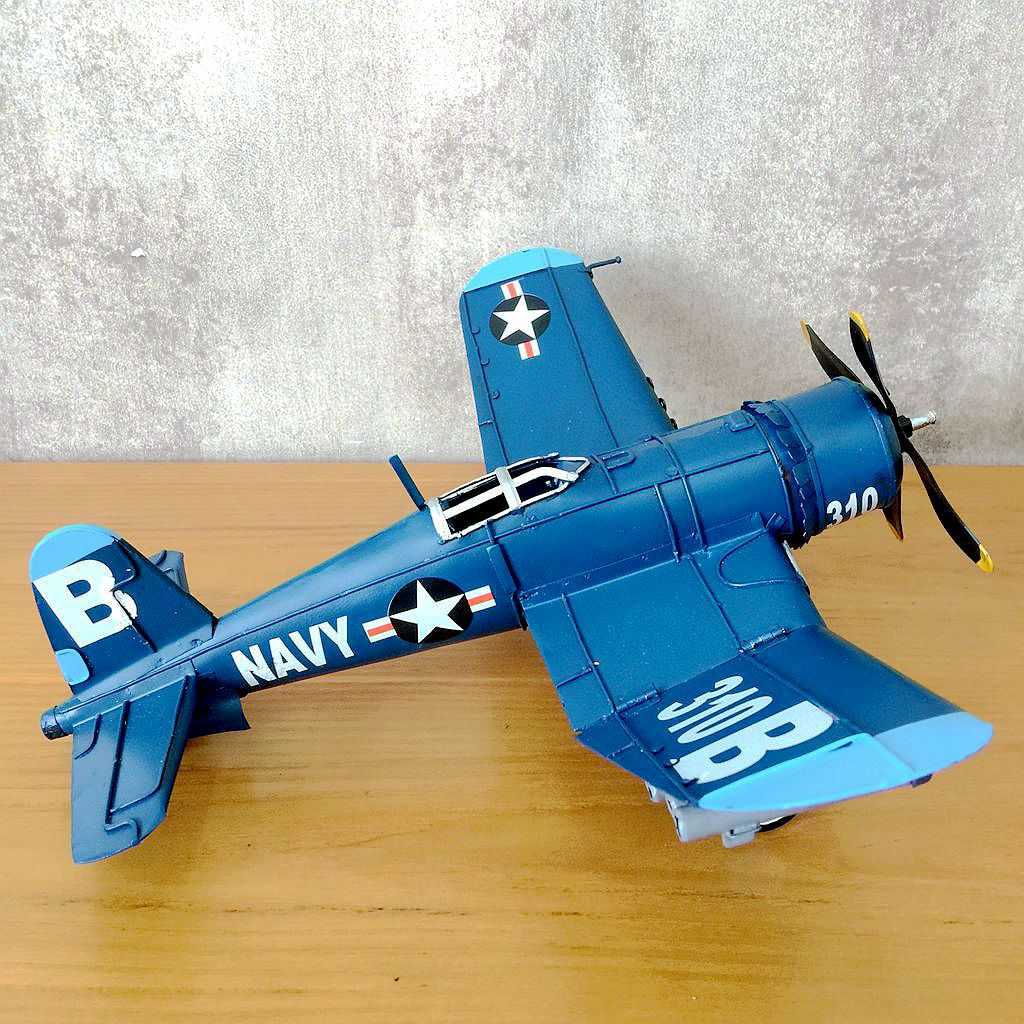 Vintage Ironwork Tin Airplane  - Vintage Collectible Furniture ulasan dan harga