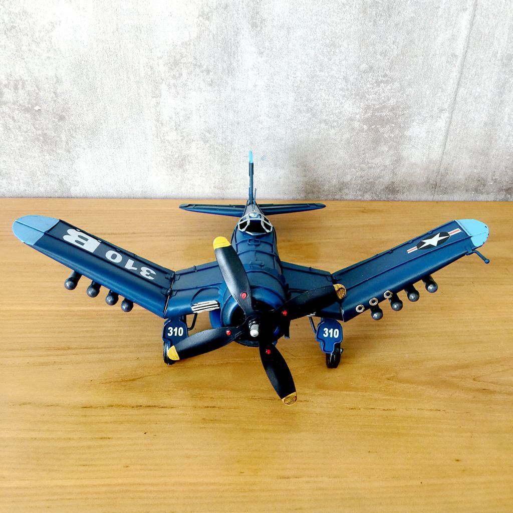 Vintage Ironwork Tin Airplane  - Vintage Collectible Furniture ulasan dan harga