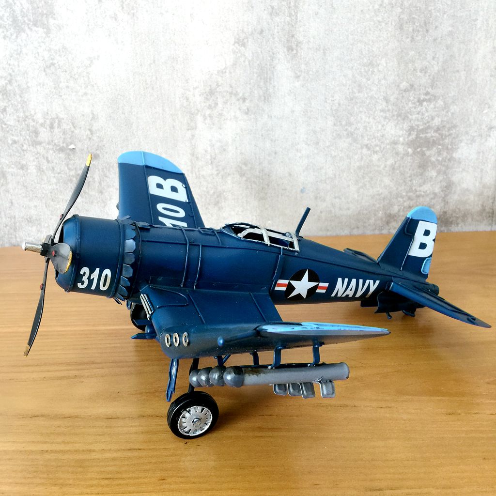 Vintage Ironwork Tin Airplane  - Vintage Collectible Furniture ulasan dan harga